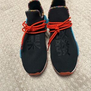 adidas Black and Red Athletic Shoes